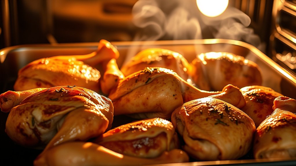 425 f for crispy chicken thighs