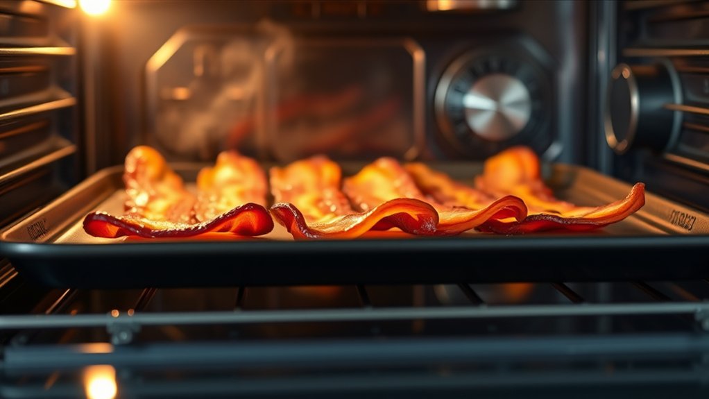 bake bacon at 400 f evenly crisping