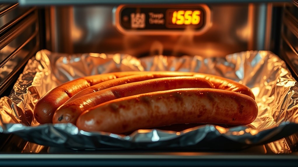 bake brats 20 25 minutes 160 f