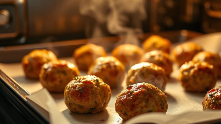bake meatballs in oven