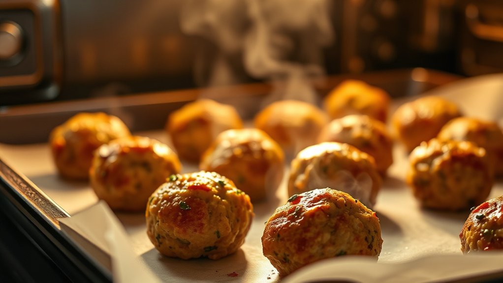 bake meatballs in oven