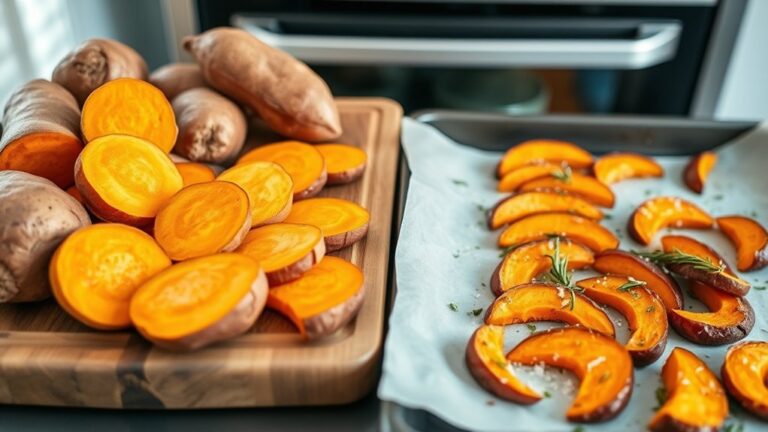 baked sweet potatoes in oven