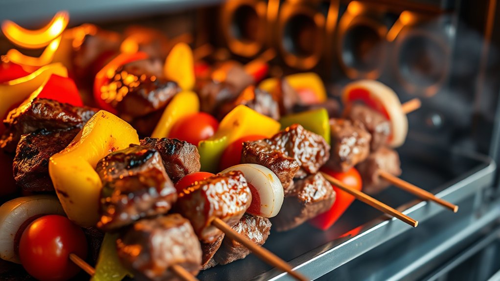 balanced meat veg oven kabob combos