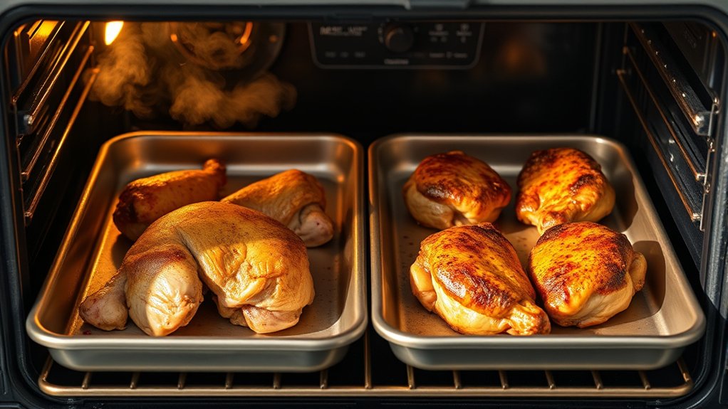bone in for juicier longer bake