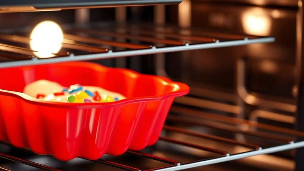 can silicone tolerate oven heat