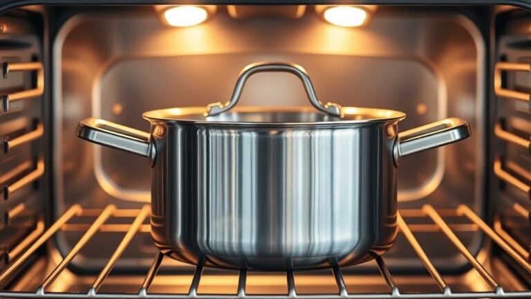 can stainless steel go oven