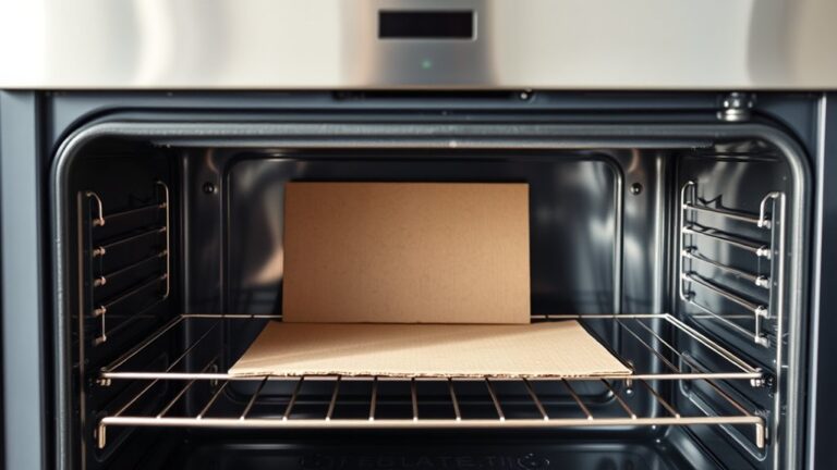 can you bake cardboard safely