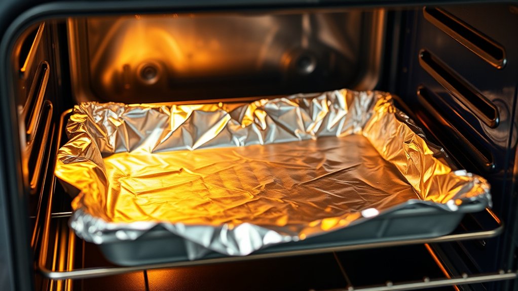 can you put foil oven question