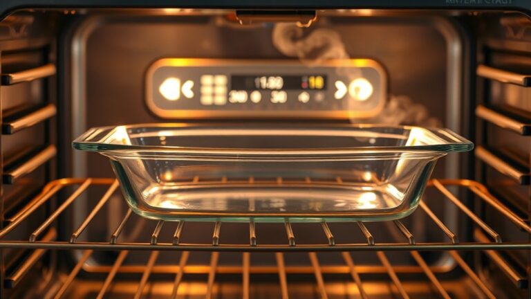 can you put glass in oven