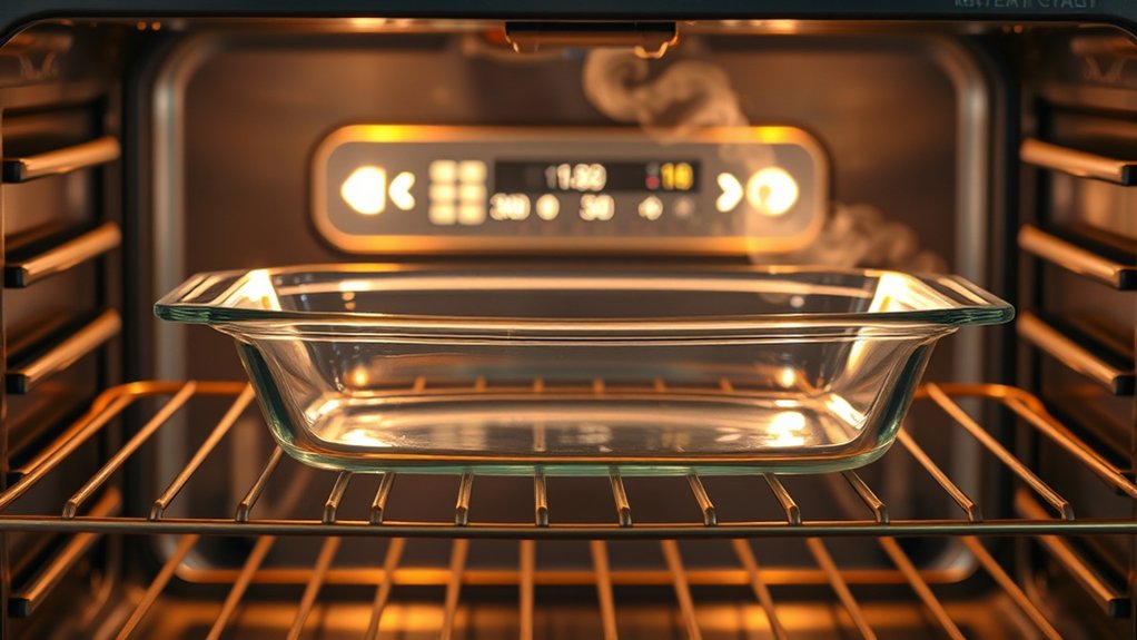 can you put glass in oven