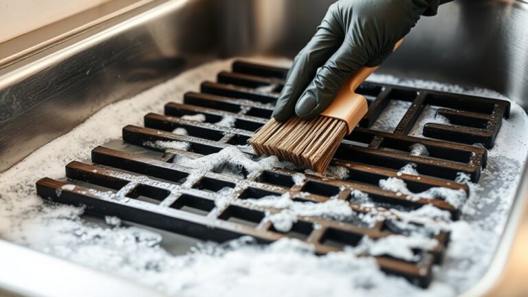 cleaning oven grates effectively and safely