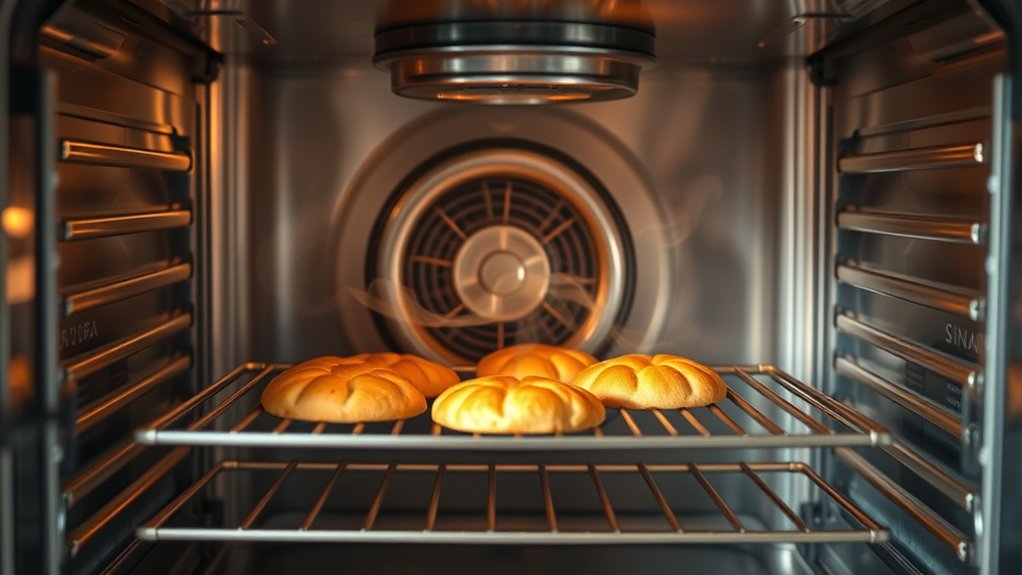 convection oven circulates hot air