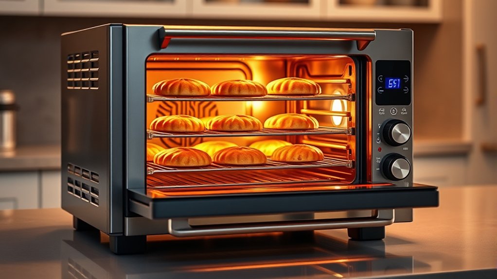 convection oven circulates hot air