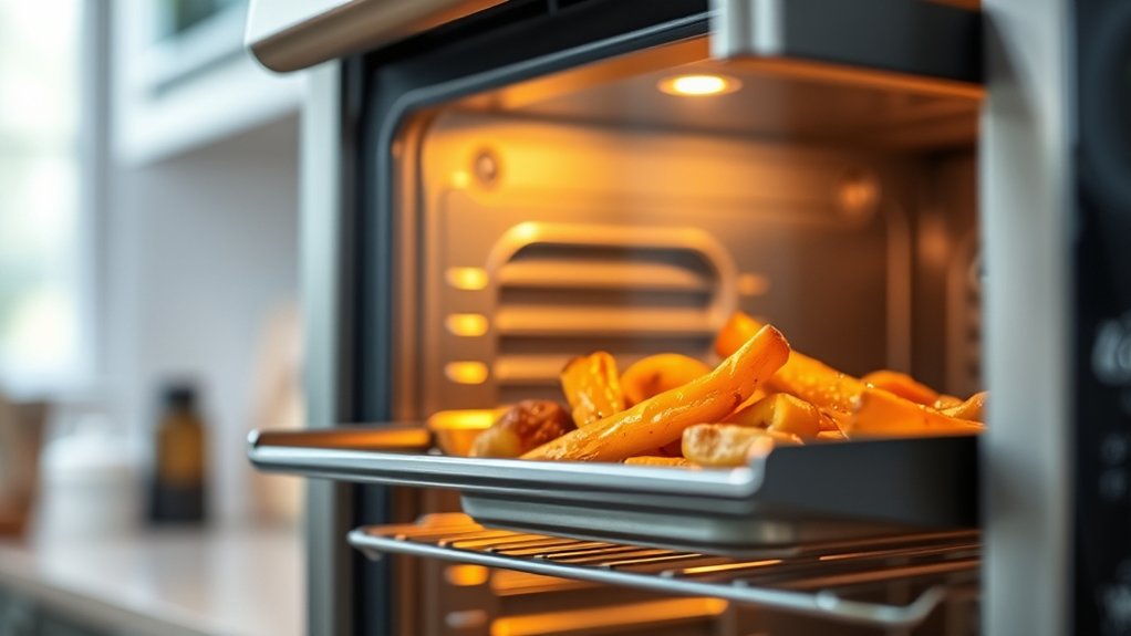 convection oven faster even browning