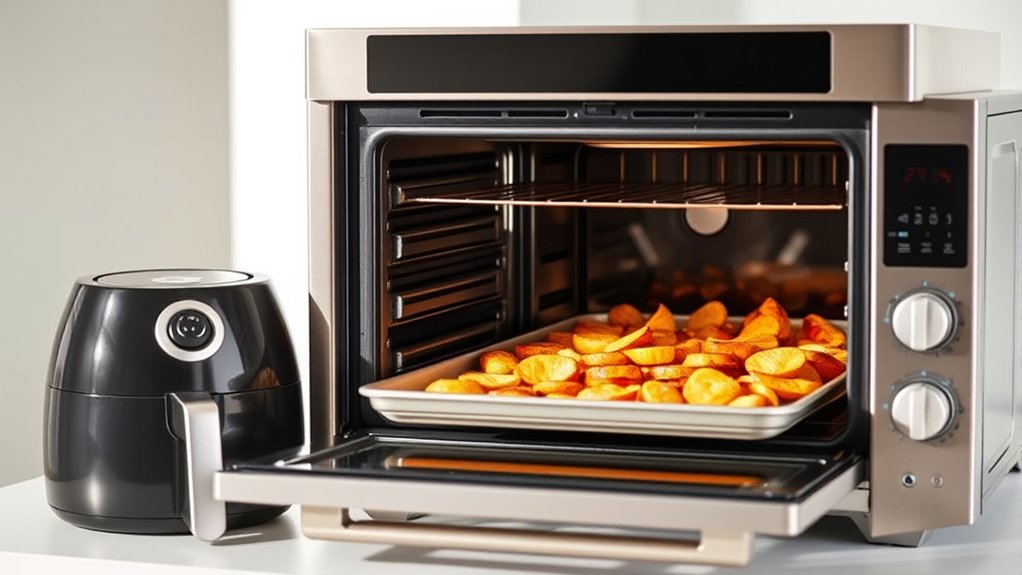 convection oven offers evenness and capacity