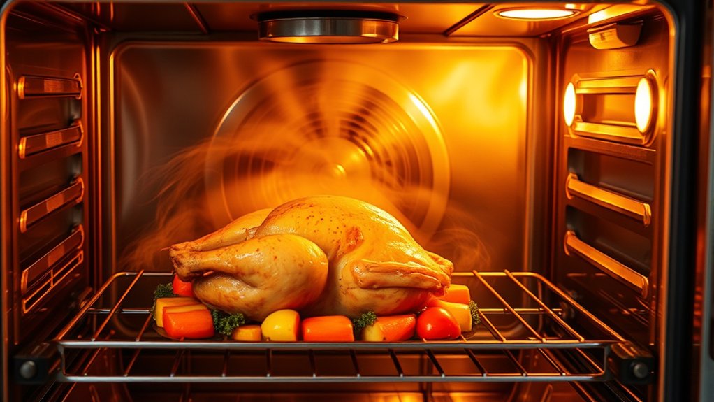 convection speeds even browns faster