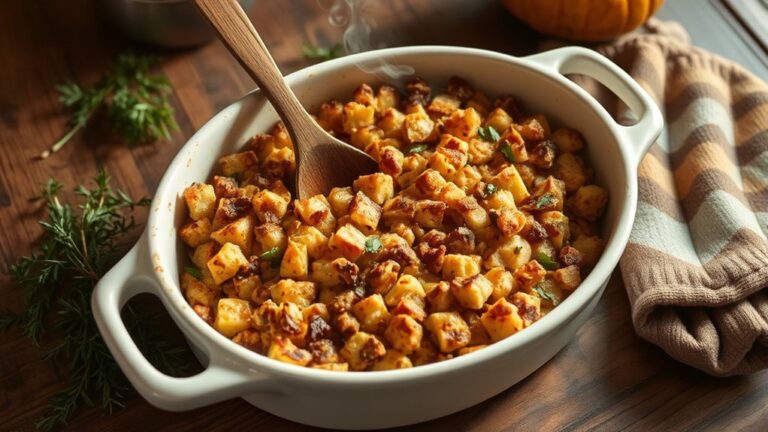 cook stuffing in oven until golden