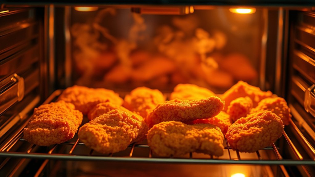 crispy reheated fried chicken technique