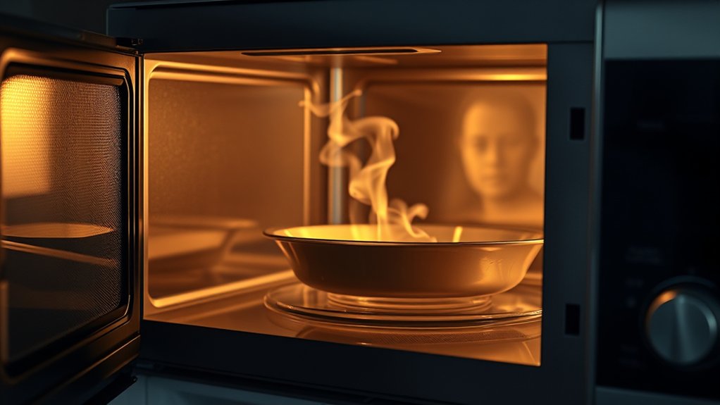 damaged microwave safety indicators identified