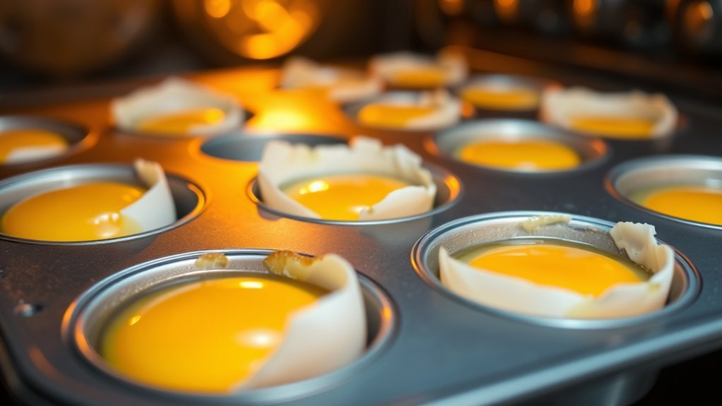 eggs bake 12 18 minutes set with jiggle