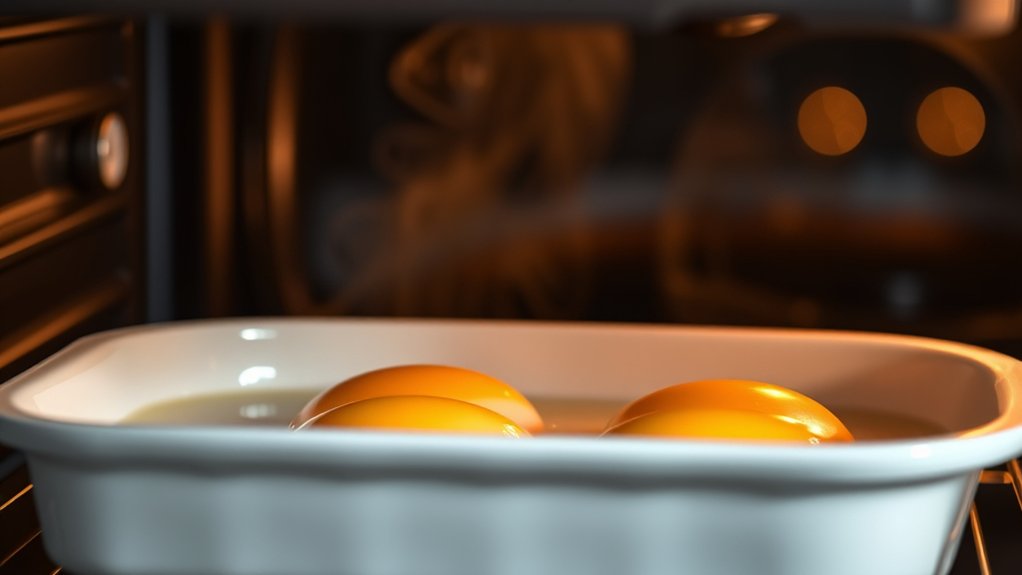 eggs baked in oven timing