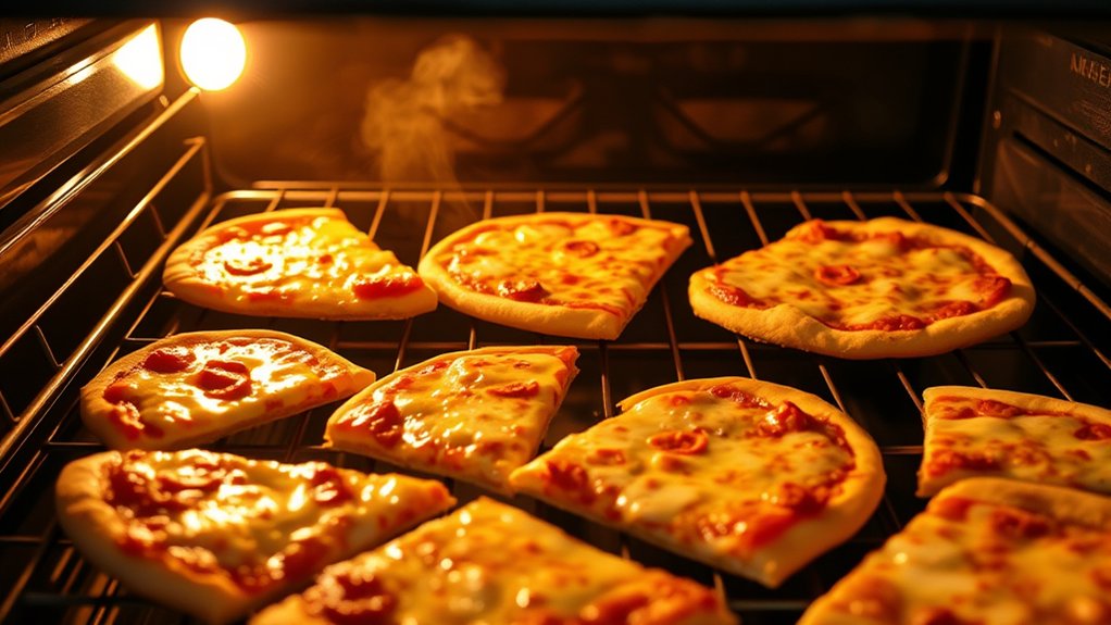 evenly heat unstacked spaced slices