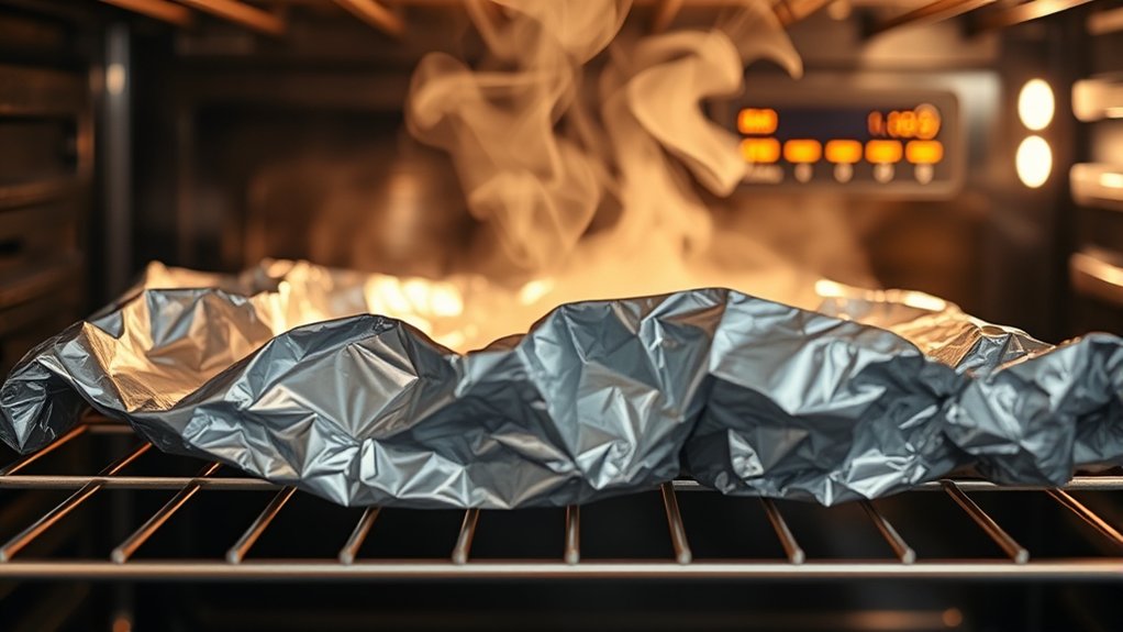 foil hazards in ovens