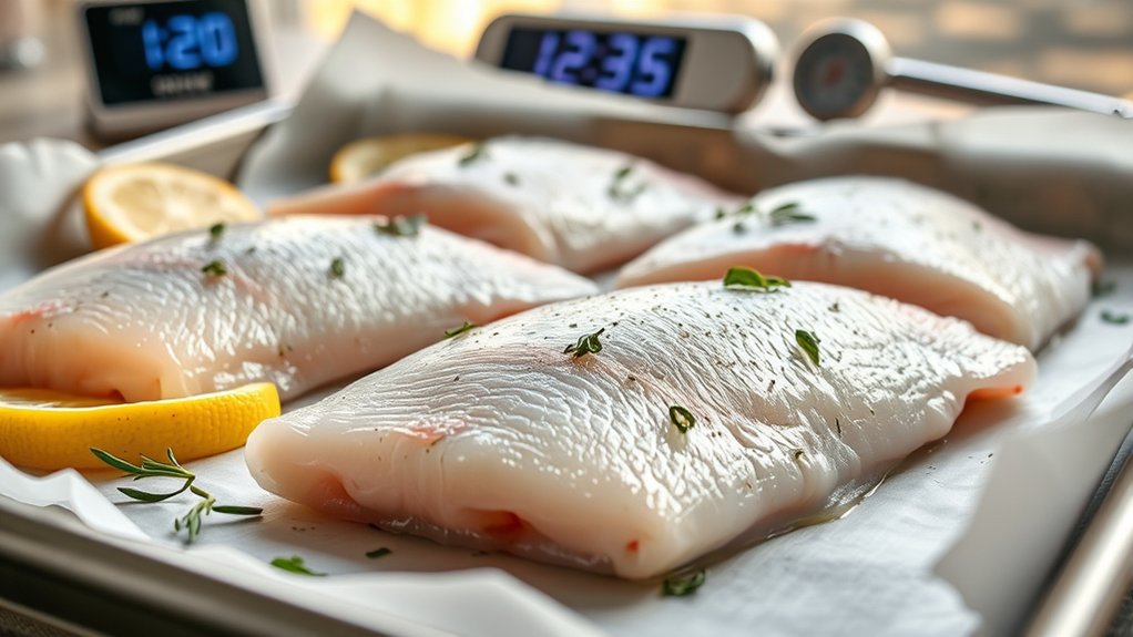 fresh fish fillets bake quickly
