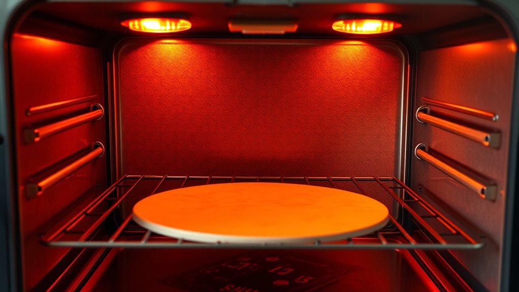 fully preheat oven for crisp crust