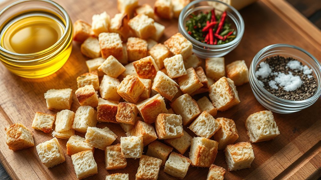 gather bread seasonings ready