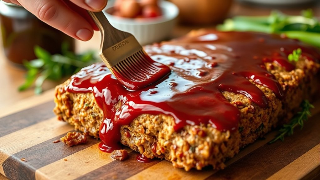 glaze meatloaf last minute caramelization