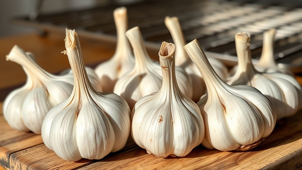 heavy fresh garlic bulbs only