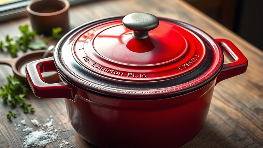 heavy versatile lidded cast iron