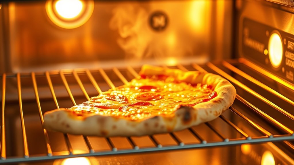 high heat quick thin crust reheating