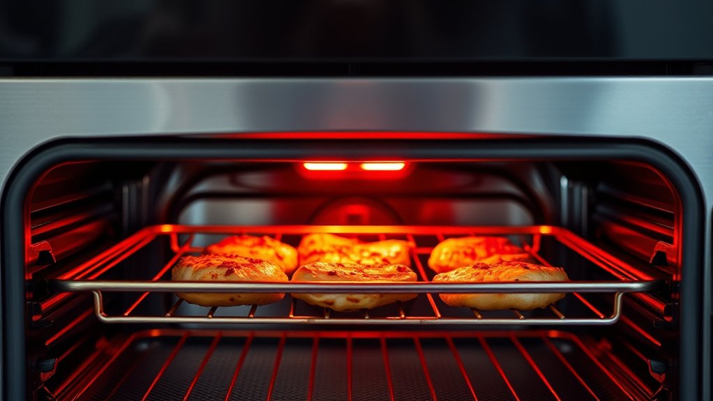 high heat top broiler for browning