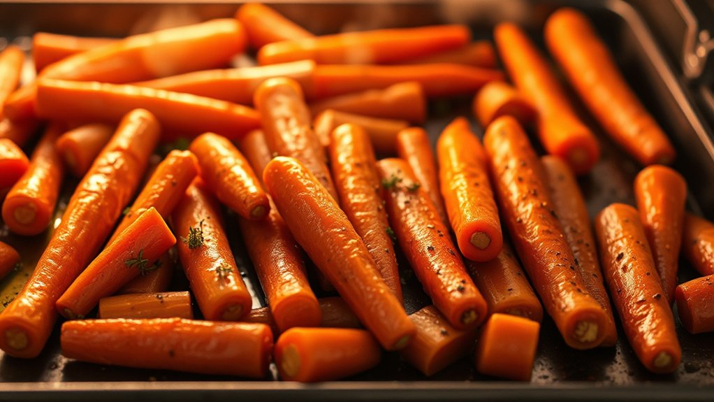 hot oven caramelized carrot perfection