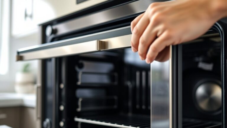 how to remove oven door