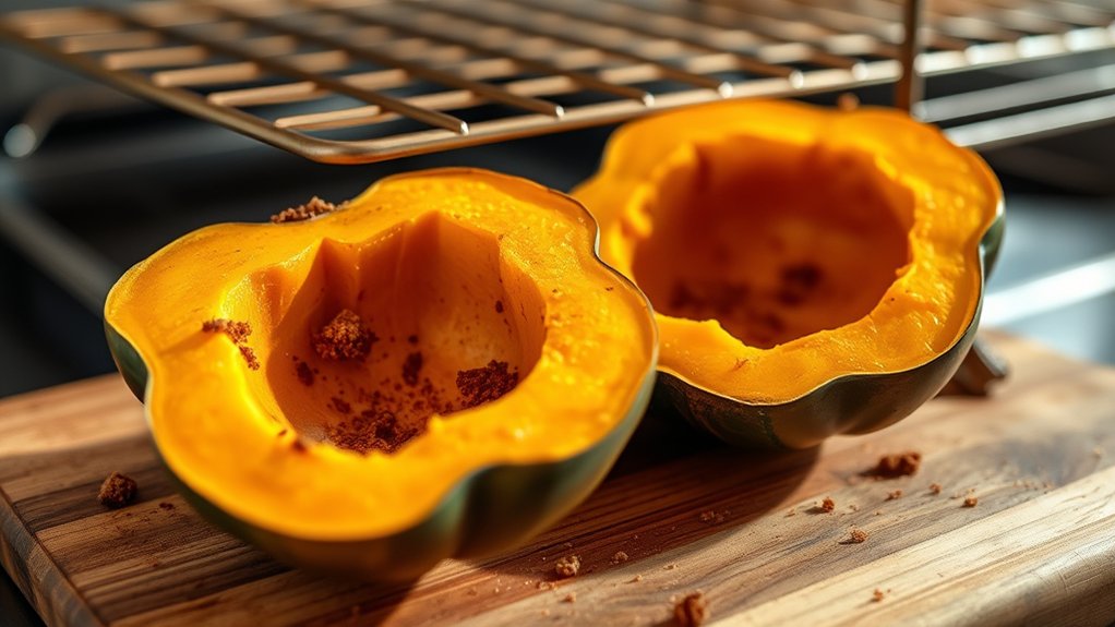 how to roast acorn squash