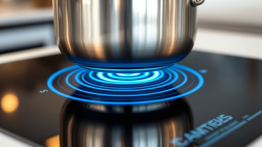 induction oven uses magnetic fields
