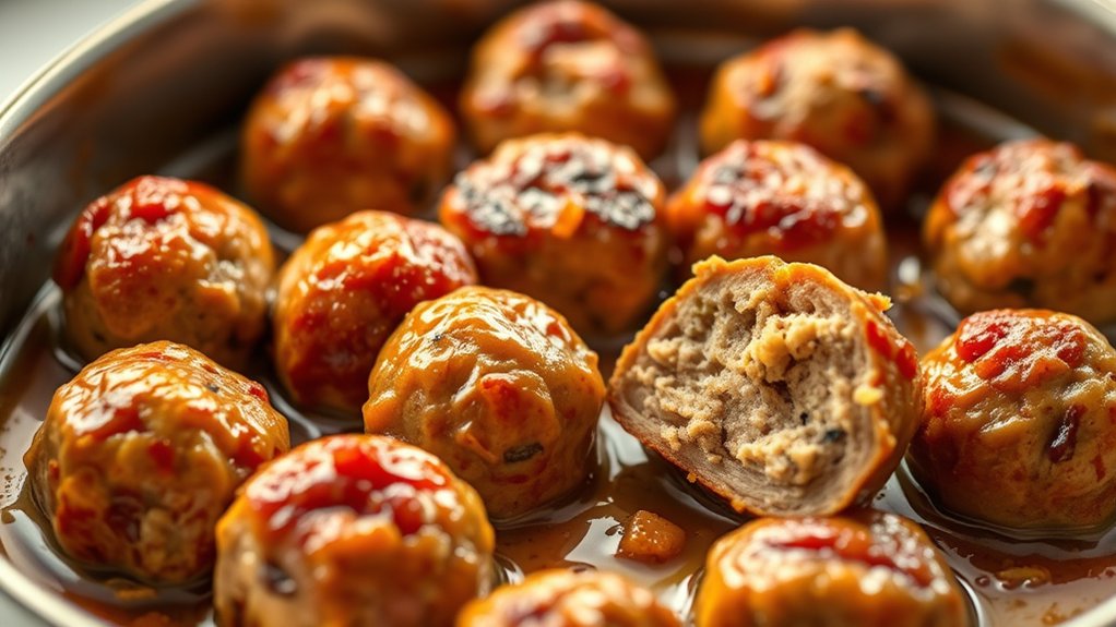 juicy oven baked meatballs survive