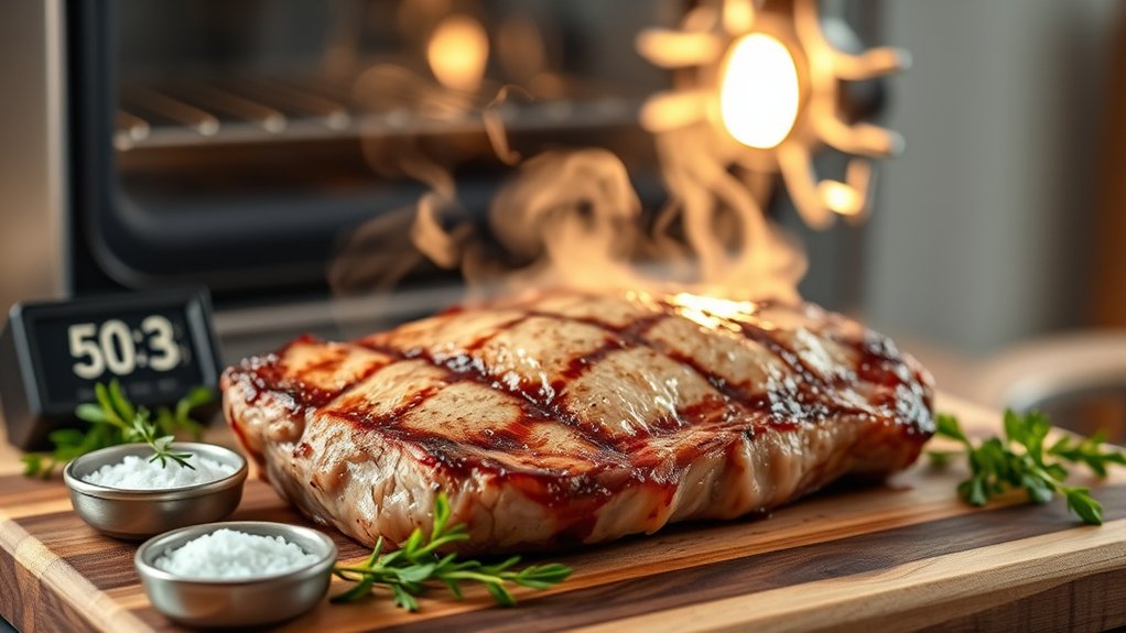 london broil bake times rest