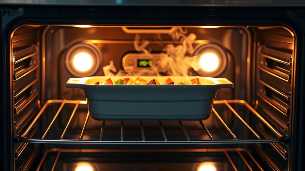 low oven heat for safe holding