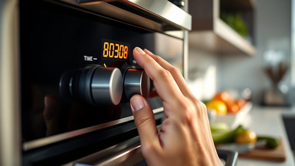 lower temperature shorter time