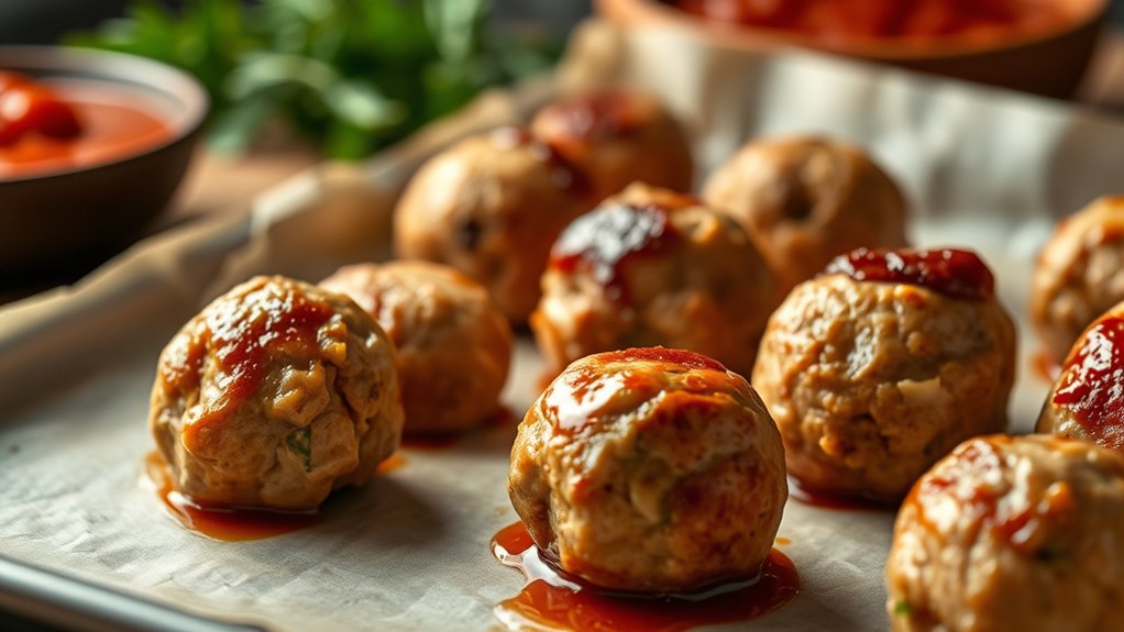 moist tender meatballs with balance