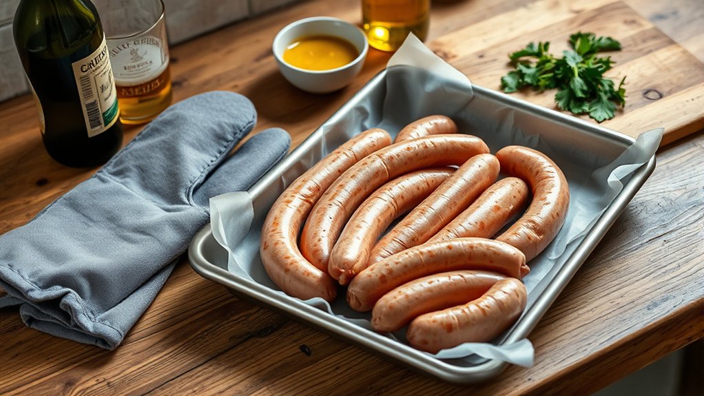 oven baked brats with essentials
