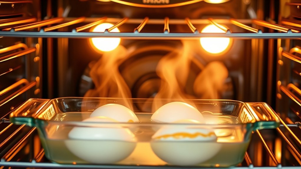 oven baked eggs doneness guide