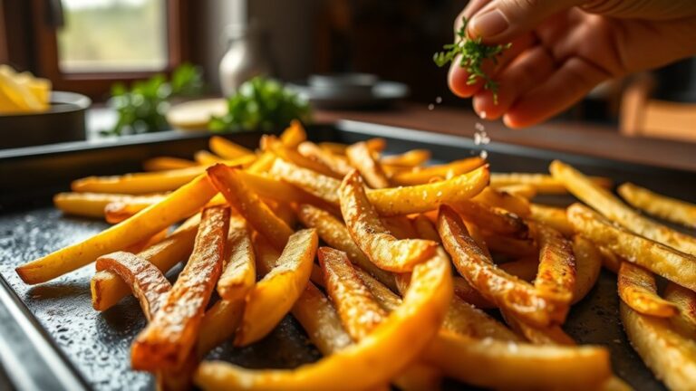 oven baked fries preparation steps