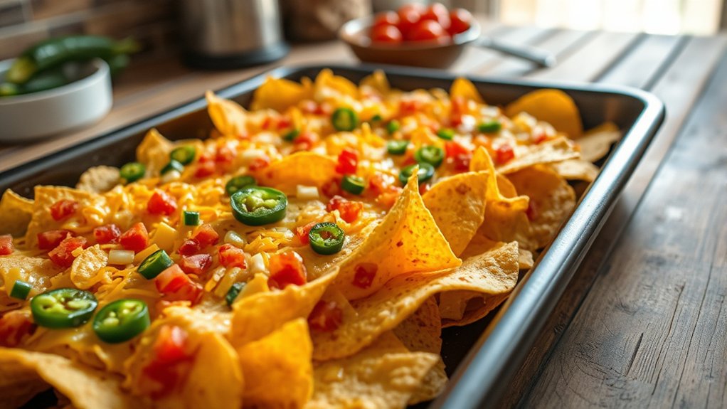 oven baked nachos preparation steps