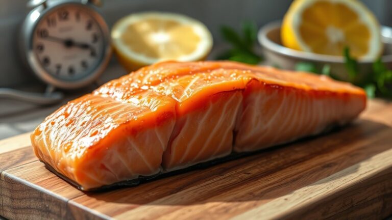 oven baked salmon cooking time