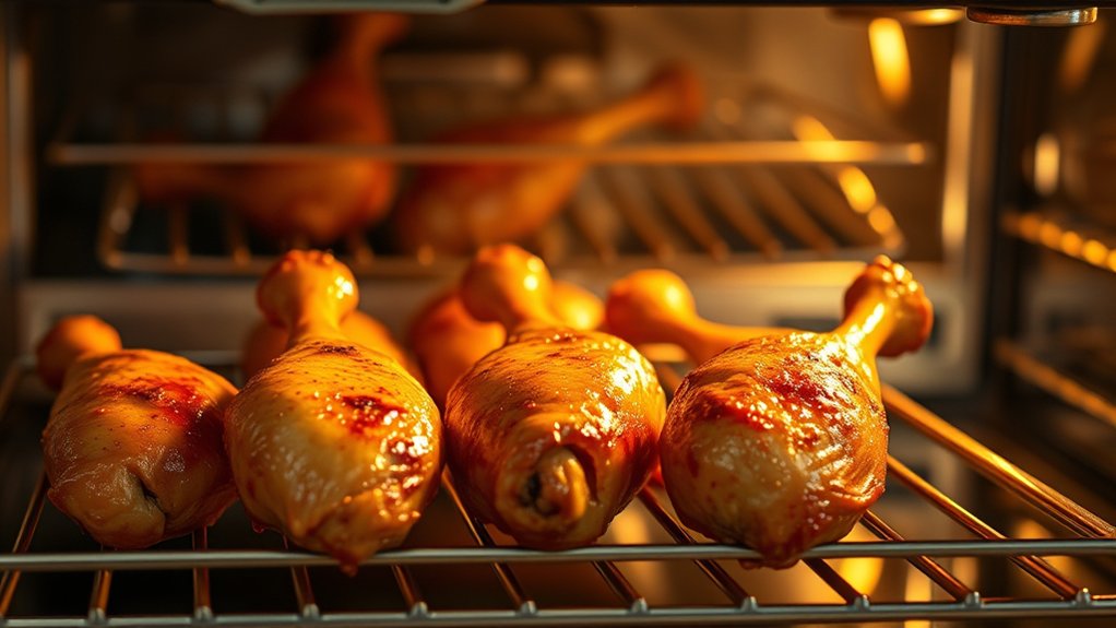 oven cooked chicken drumsticks timing